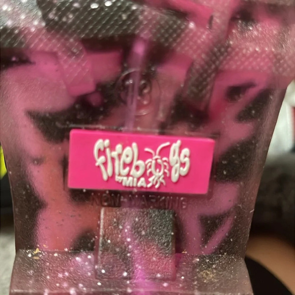 Firebugs By Mia Girl Purple Floral Rain Boots Size 13 - Picture 8 of 8